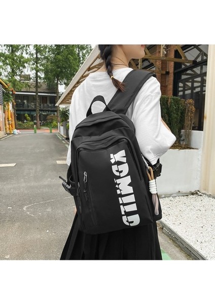 Öğrenci Okul Çantası 2023 Yeni Moda Erkek Sırt Çantası Moda Büyük Kapasiteli Orta ve Lise Öğrencileri Sırt Çantası Kızlar (Yurt Dışından) indirimleri