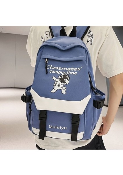 Sırt Çantası Moda Trendleri Ortaokul Lisesi Öğrenci Okul Çantası Boş Büyük Kapasiteli Seyahat Sırt Çantası (Yurt Dışından) indirimleri