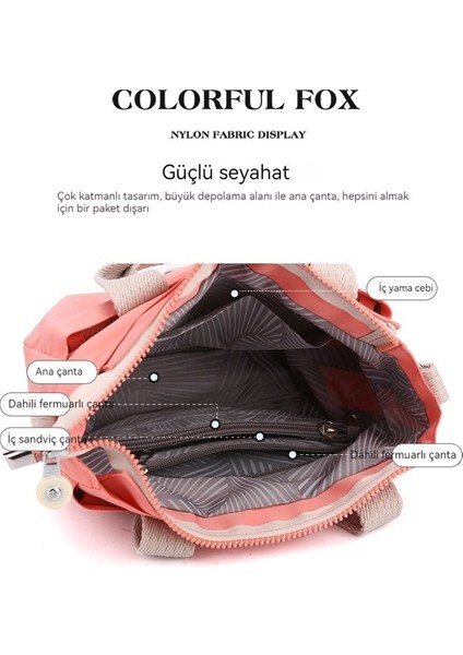 Kadın Çantası 2023 Yeni Moda Gündelik Tek Omuz Çapraz Omuz Çantası Omuz Çantası Oxford Kumaş Çantası Taşınabilir Kova Çantası (Yurt Dışından)