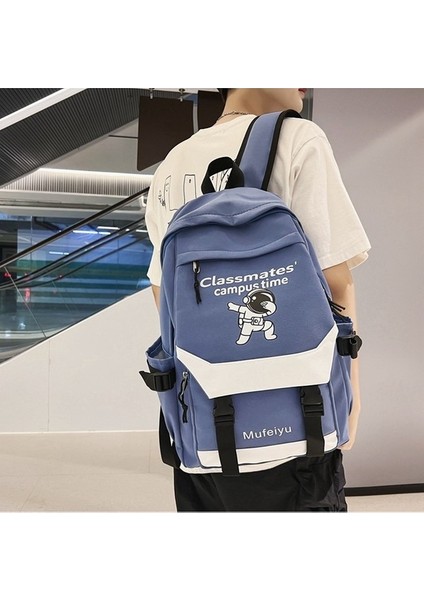 Sırt Çantası Moda Trendleri Ortaokul Lisesi Öğrenci Okul Çantası Boş Büyük Kapasiteli Seyahat Sırt Çantası (Yurt Dışından) fırsatları