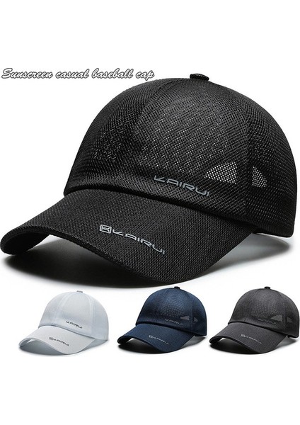 Peaked Cap Şapka Erkek Örgü Şapkalar Ilkbahar ve Sonbahar Güneşlik Yaz Güneş Koruyucu Beyzbol Şapkası Kadın Şapka (Yurt Dışından) modelleri