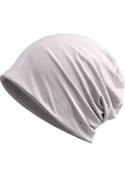 Yumuşak Beanie Hat Boyun Eşarp Erkekler Türban Wrap Bayanlar Spor Salonu Pembe (Yurt Dışından)