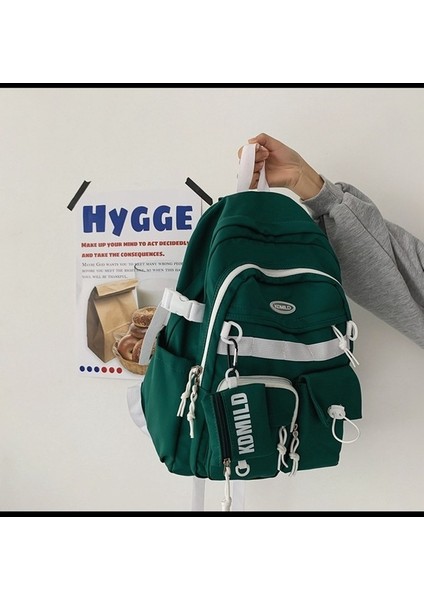 Okul Çantası Kadın Lise Üniversite Öğrencileri Basit Tüm Maç Büyük Kapasiteli Sırt Çantası Bilgisayar Sırt Çantası (Yurt Dışından) modelleri