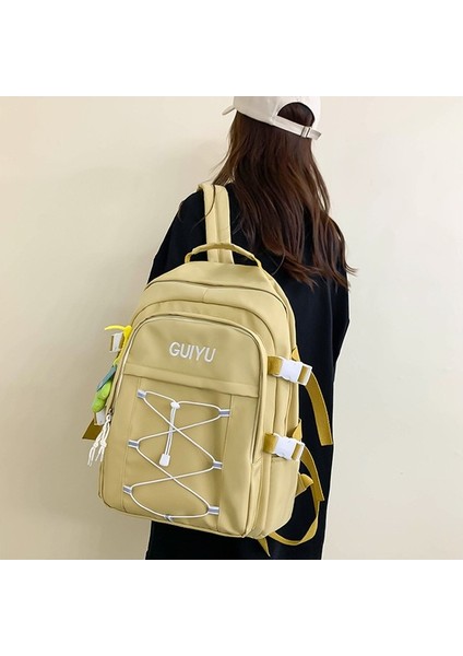 Sırt Büyük Kapasiteli Seyahat Boş Üniversite Öğrencisi Sırt Çantası (Yurt Dışından) fırsatları