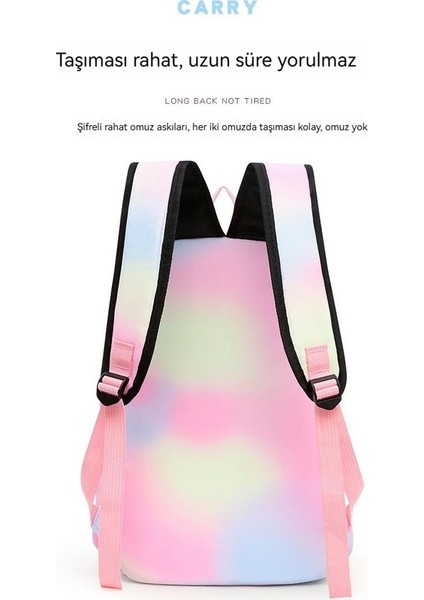 Üç Parçalı Okul Çantası Öğrenci Sırt Çantası Kampüs Okul Çantası Sırt Çantası Yemek Çantası Kalem Kutusu (Yurt Dışından) modelleri