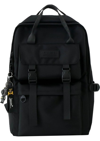 Öğrenci Okul Çantası Yeni Lise Öğrenci Sırt Çantası Büyük Kapasiteli Seyahat Sırt Çantası (Yurt Dışından)