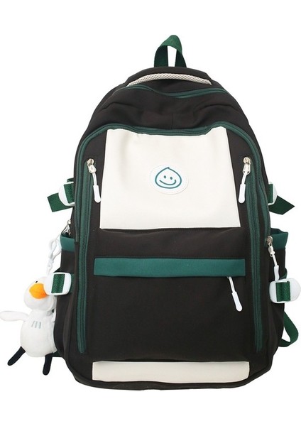 Basit Tüm Maç Sırt Çantası Kadın 2023 Yeni Kapasiteli Rahat Sırt Çantası Öğrenci Okul Çantası (Yurt Dışından)