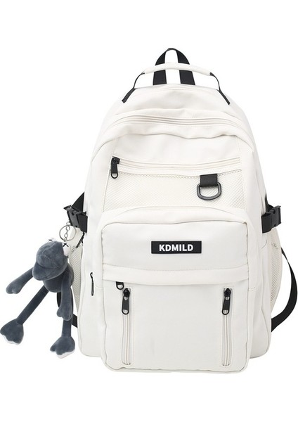 Okul Çantası Erkek ve Kadın Lise Üniversite Öğrencileri Tüm Maç Büyük Kapasiteli Çok Katmanlı Sırt Çantası (Yurt Dışından)