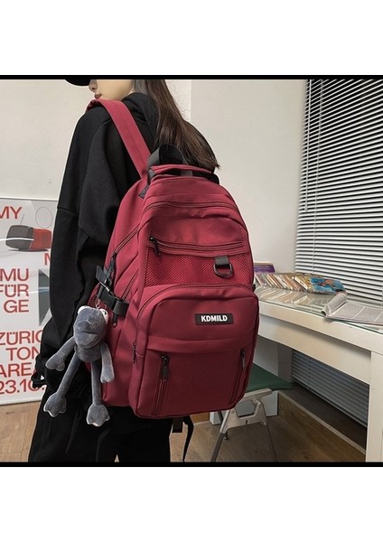 Okul Çantası Erkek ve Kadın Lise Üniversite Öğrencileri Tüm Maç Büyük Kapasiteli Çok Katmanlı Sırt Çantası (Yurt Dışından) fırsatları