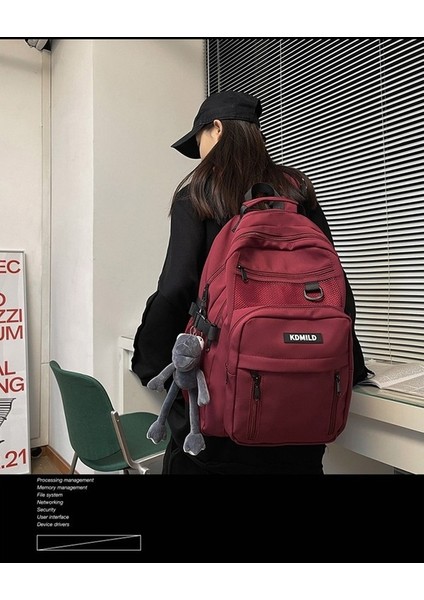 Cuhk Öğrenci Okul Çantası Büyük Kapasiteli Rahat Naylon Su Geçirmez Sırt Çantası (Yurt Dışından) modelleri