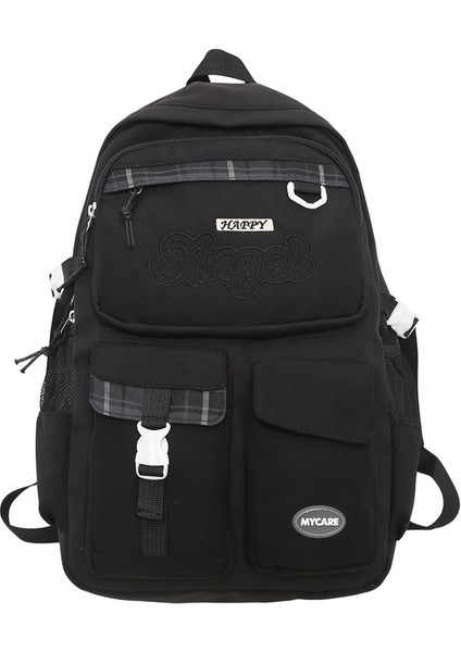 Eşleştirme Ortaokul Öğrencileri Okul Çok Cepli Kız Sevimli Sırt Seyahat Bagaj Sırt Çantası (Yurt Dışından)