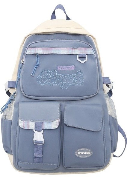 Eşleştirme Ortaokul Öğrencileri Okul Çok Cepli Kız Sevimli Sırt Seyahat Bagaj Sırt Çantası (Yurt Dışından)