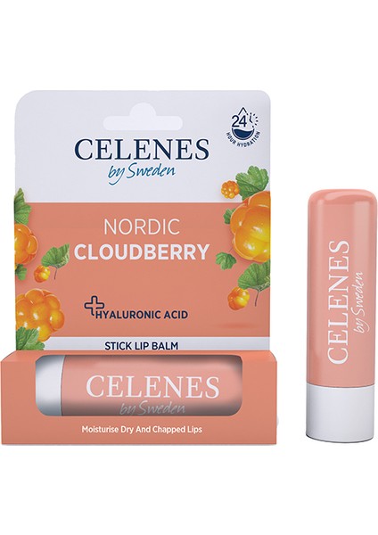 Celenes Nordic Cloudberry Stick Lip Balm