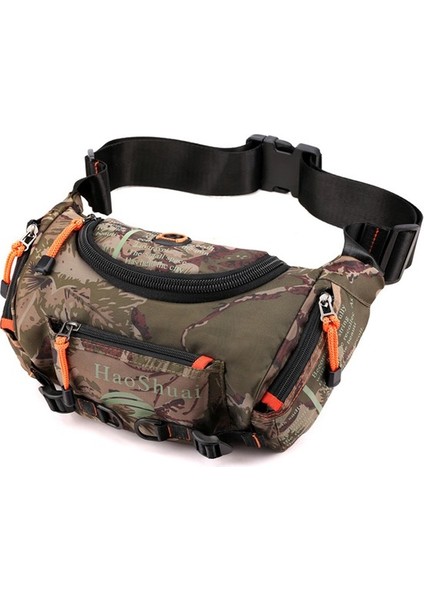 Çok Fonksiyonlu Outdoor Bel Çantası - Koyu Yeşil (Yurt Dışından)