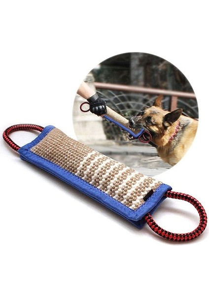 Dayanıklı Köpek Eğitim Bite Römorkör Yastık Kollu 2 Halat Kolları ile Eğitim Orta ile Büyük Köpekler Pet Malzemeleri | (Yurt Dışından)