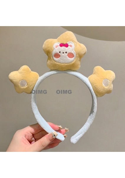 Yeni Sevimli Çizgi Film Kafa Bandı Kafa Bandı Kaymaz Peluş Kafa Bandı Saç Aksesuarları (Yurt Dışından)