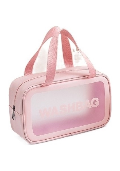 Çift Taşınabilir Pu Mat Su Geçirmez Kozmetik Çantası (Yurt Dışından)