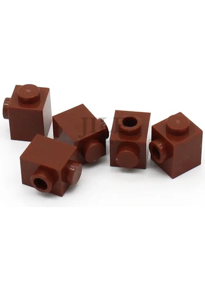 110PCS Moc Tuğlası 1x1 Değiştirilmiş 1x1 Yan Tarafta 87087 Dıy Temel Bilgi Bina Klasik Uyumlu Montaj Parçacıkları Toys Renk: Kahverengi 110 Pcs (Yurt Dışından)