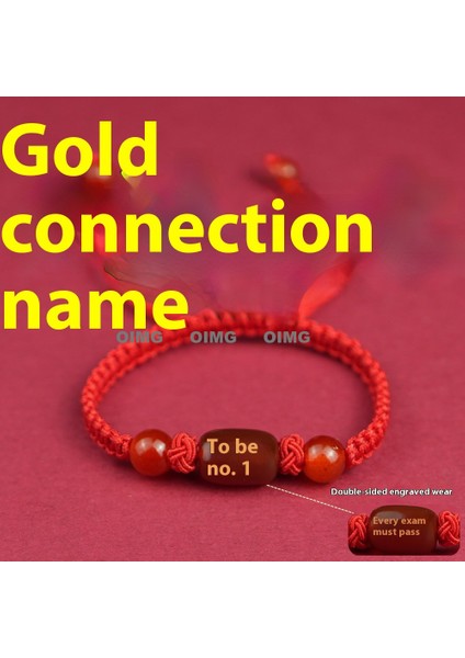 Yeni Kırmızı Akik Kutsama Bileziği Kırmızı Halat El Dokuması Iyi Şans Bileziği Bileklik (Yurt Dışından)