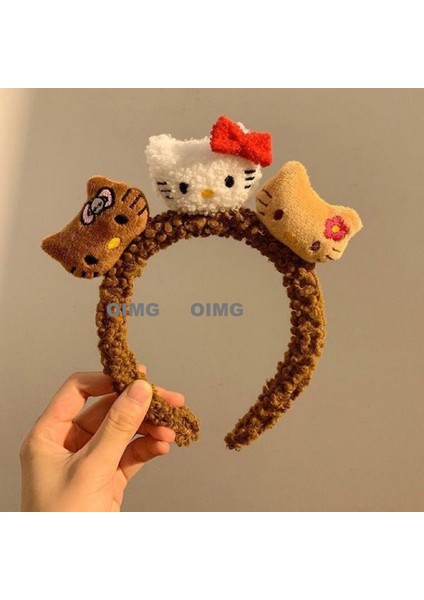 Yeni Sevimli Çizgi Film Kafa Bandı Kafa Bandı Kaymaz Peluş Kafa Bandı Saç Aksesuarları (Yurt Dışından)