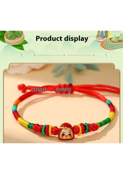 Yeni Iyi Şans Bileziği Dokuma Çocuk Modelleri Bebek Bebek Erkek ve Kadın Yetişkin Nimet Renkli Ip U Aslan Beş Renkli Çizgi El Ipi Bitmiş Ürünler (Yurt Dışından)