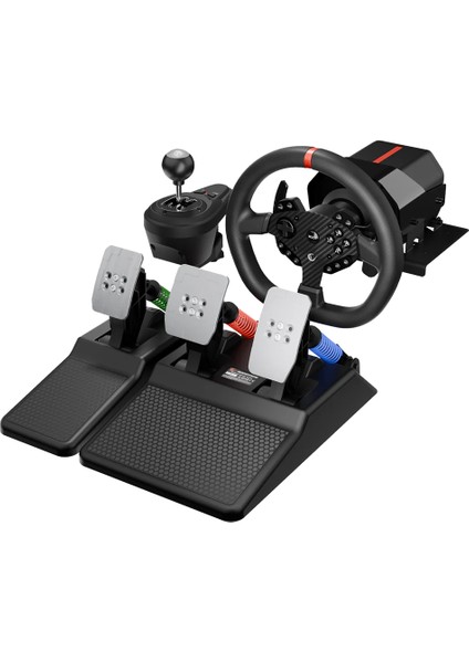Rowdy V997 Only Pc 3 Pedallı - El ve Sıralı Vitesli Oyuncu Direksiyonu (Sadece Pc Uyumlu)