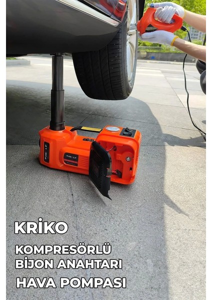 Elektrikli Hidrolik Kriko Hava Pompası Bijon Anahtarı