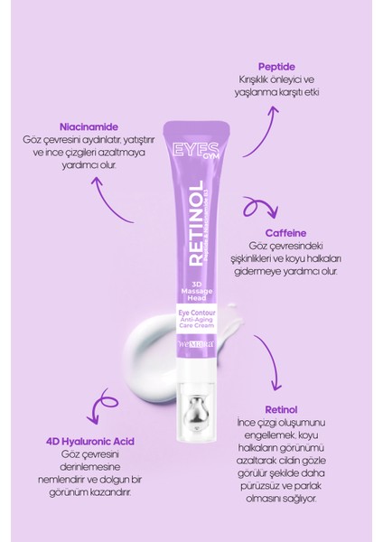 Retınol&antı-Agıng (Mor) Eyes Gym 18 ml