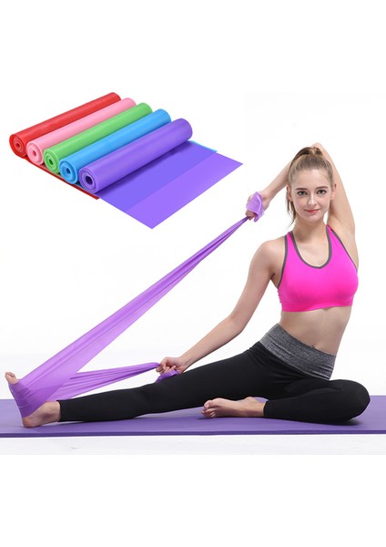 Mavi-3 Tarzı Yoga Pilates Streç Direnç Bandı Egzersiz Fitness Bandı Eğitim Elastik Egzersiz Fitness Kauçuğu 150CM Doğal Kauçuk Spor Salonu (Yurt Dışından) fiyatları