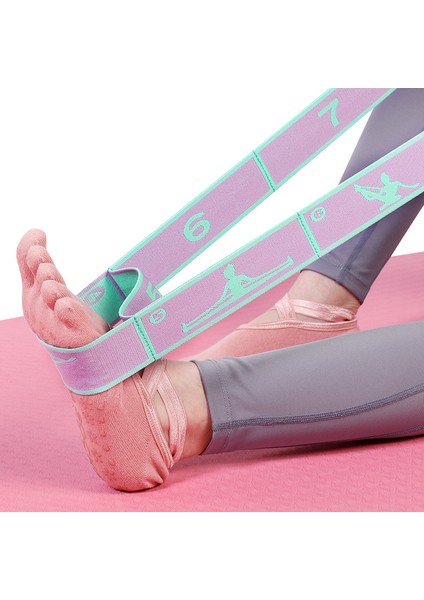 No.7 Tarzı Çok Fonksiyonlu Dans Yoga Yardımcı Germe Kemeri Yetişkin Latin Eğitimi Elastik Bantlar Acemi Pilates Yoga Direnç Bandı (Yurt Dışından) modelleri