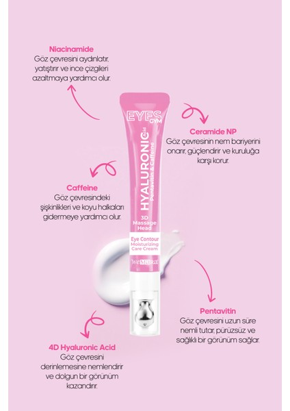Hyaluronıc Acıd&moısturızıng (Pembe) Eyes Gym 18 ml