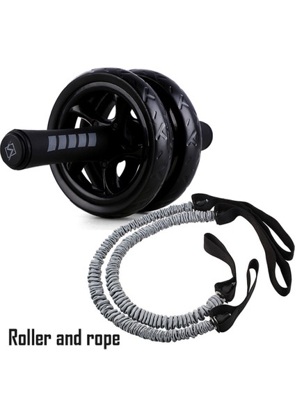 Mavi Stil Fitness Karın Tekerleği Ab Silindir Direnç Bantları Karın Eğitimini Güçlendirir Karın Silindiri Ev Gym Fitness Ekipmanları (Yurt Dışından)