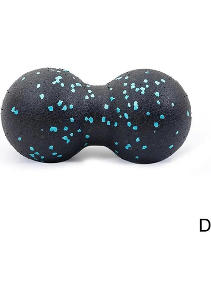 D Stili Yoga Masaj Silindiri Top Fıstık Çift Lakros Dikenli Fasiit Topları Plantar Rölyef Hareketlilik Miyofasiyal C2M7 Için Geri Top (Yurt Dışından)