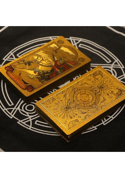 Masa Örtüsü A Tarzı 2021 Yeni Gelmesi Lüks Altın Varak Tarot Oracle Kart Kehanet Kader Yüksek Li Tarot Güverte Oyun Kartı Doğum Günü Hediyesi Içecek Oyunu (Yurt Dışından) modelleri