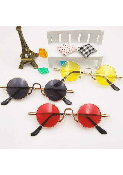 Kırmızı Stil 2021 Moda Retro Güneş Gözlüğü Erkekler Için Yuvarlak Vintage Gözlük Menwomen Lüks Güneş Gözlüğü Erkekler Için Küçük UV400 Vintage Metal Çerçeve (Yurt Dışından)