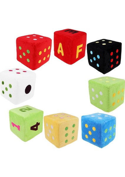 D Stili Çocuklar Çocuklar Için Büyük 20CM Peluş Zar Matematik Öğretim Yardımcıları, Ayrıca Yatak Ev Dekorasyonu Yastık Yastığı Olarak Da Kullanılır - Renk Seçimi (Yurt Dışından) fiyatları