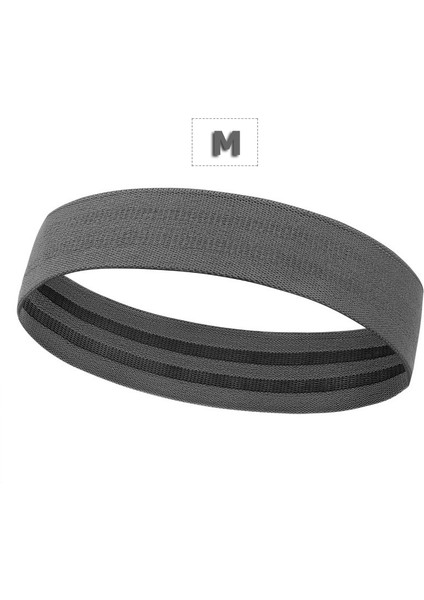 Gri M Stili Unisex Ganimet Bandı Kalça Daire Döngü Direnç Bandı Bacaklar Için Egzersiz Egzersizi Uyluk Glute Popo Çömelme Bantları Kaymaz Tasarım (Yurt Dışından)