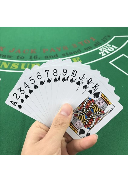 1kırmızı ve 1mavi Tarzı 2setlot Plastik Oyun Kartları Suya Dayanıklı Texas Hold'em Poker Kartları Dar Pvc Poker Masa Oyunları 2.28 * 3.46 Inç (Yurt Dışından) indirimleri