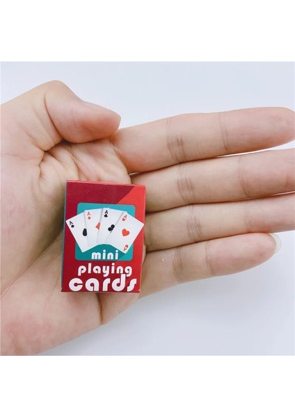 Sarı Stil Sevimli Mını Minyatür Oyunları Poker Mını Bebekler Için Oyun Kartları Minyatür Aksesuar Ev Dekorasyon Yüksek Li Kart Oyunu (Yurt Dışından) modelleri