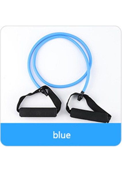 Mavi Stil 1 Tüp Tpe Elastik Direnç Bantları Kauçuk Yoga Bandıfitness Eğitimi Egzersiz Ekipmanları Ev Spor Salonu Çekme Halatı 120CM (Yurt Dışından)