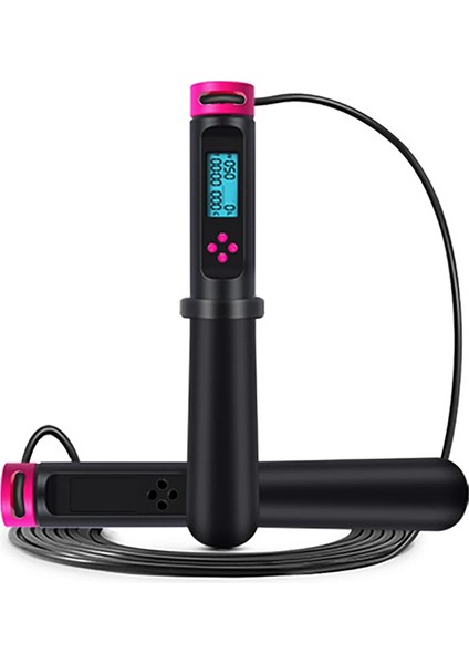 Siyah Stil Sınav Elektronik Sayma Ipsiz Ip Atlama Ipi Öğrenci Yetişkin Akıllı Çelik Tel Ayarlanabilir Ip Atlama Ipi Spor Yoga Fitness Aracı (Yurt Dışından) modelleri