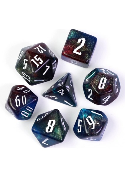31 Kırmızı Mavi Gri Tarzı Et Blue Dnd Zar D&d Zar D4 D6 D8 D10 D% D12 D20 Çokyüzlü Oyunlar Zar Seti Masa Oyunları Için Mtg Rpg (Yurt Dışından)