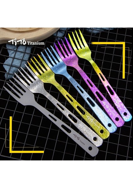 Yeşil Stil Tito Titanium Spork Sofra Kombinasyonu Açık Kamp Titanyum Alaşımlı Çatal Koleksiyonu Seyahat Bıçağı Pratik 3 Parça Set Titan (Yurt Dışından) indirimleri