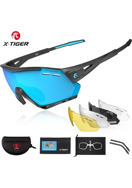 Renkler 05 Stili 3 Mercek X-Tıger Yeni Bisiklet Gözlükleri Mtb Bisiklet Koruma Gözlükleri Koşu Balıkçılık Sporları Erkek Kadın 5 Lens Polarize Bisiklet Güneş Gözlüğü (Yurt Dışından) modelleri
