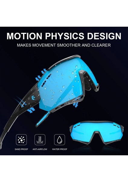 Renkler 05 Stili 3 Mercek X-Tıger Yeni Bisiklet Gözlükleri Mtb Bisiklet Koruma Gözlükleri Koşu Balıkçılık Sporları Erkek Kadın 5 Lens Polarize Bisiklet Güneş Gözlüğü (Yurt Dışından) fırsatları