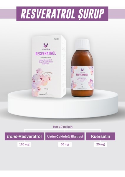 Resveratrol Şurup Orman Meyveleri Aromalı 150 ml