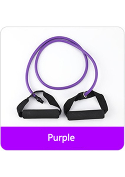 Mor Tarzı 1 Tüp Tpe Elastik Direnç Bantları Kauçuk Yoga Bandıfitness Eğitimi Egzersiz Ekipmanları Ev Spor Salonu Çekme Halatı 120CM (Yurt Dışından)