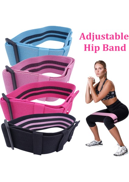 Siyah Stil Ayarlanabilir Kalça Glute Band Güçlü Kumaş Uyluk Bacaklar Ganimet Elastik Bantlar Kaymaz Kaymaz Fitness Ev Spor Salonu Egzersiz Ekipmanları (Yurt Dışından) fiyatları