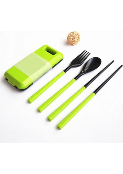 Turuncu Tarzı Çok Işlevli Katlanır Yemek Takımı Taşınabilir Dayanıklı Açık Kamp Yürüyüş Seyahat Ekipmanları Çatal Çubuk Sofra Seti (Yurt Dışından) fırsatları