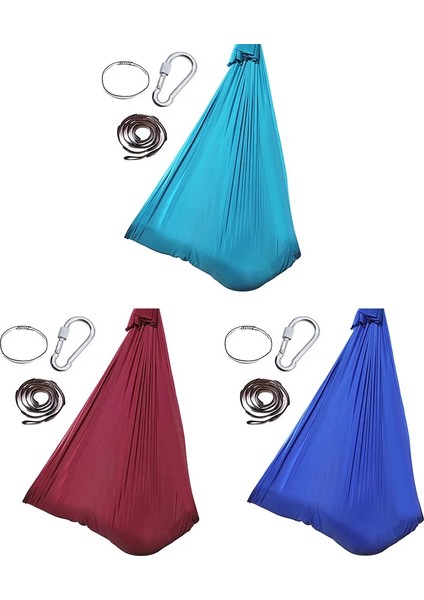 Mavi Göl Stili Çocuklar Pamuk Açık Kapalı Salıncak Hamak Sarılmak Için Duyusal Çocuk Terapisi Yumuşak Elastik Koli Sabit Koltuk Salıncak (Yurt Dışından) modelleri